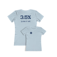 3.5% (LOOK IT UP) Women's Tee