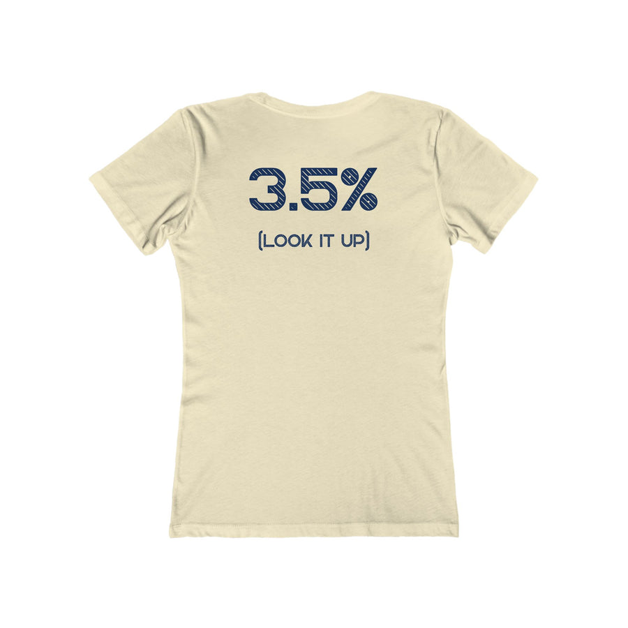 3.5% (LOOK IT UP) Women's Tee