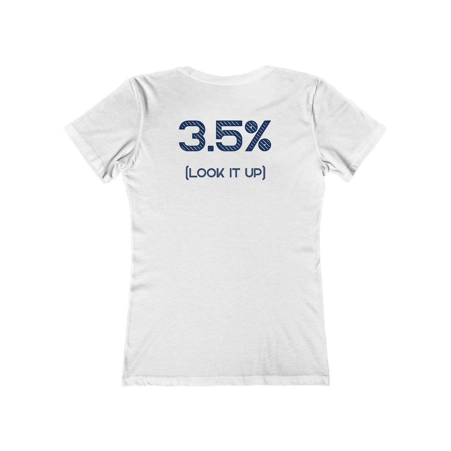 3.5% (LOOK IT UP) Women's Tee