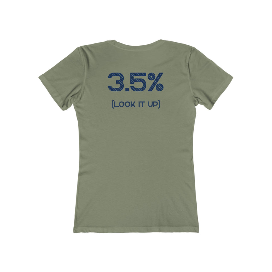 3.5% (LOOK IT UP) Women's Tee