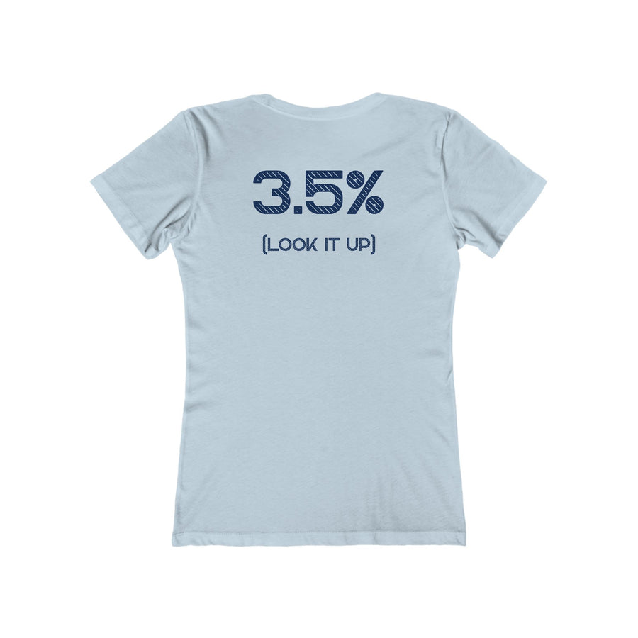 3.5% (LOOK IT UP) Women's Tee