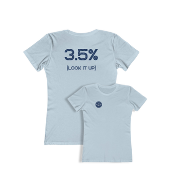 3.5% (LOOK IT UP) Women's Tee