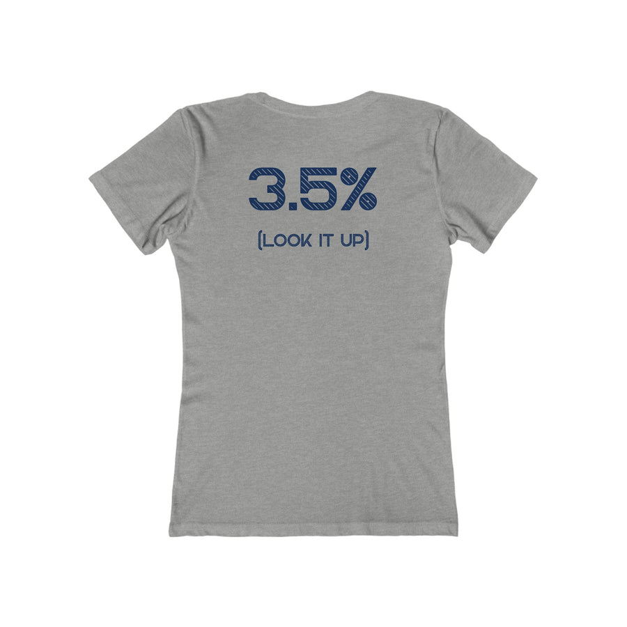 3.5% (LOOK IT UP) Women's Tee